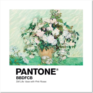 PANTONE VAN GOGH - Still Life: Vase with Pink Roses Posters and Art